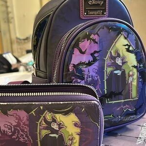 Limited edition Maleficent glow in the dark backpack. Only 1300 were made